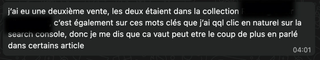Deuxième vente et premiers clics depuis Google